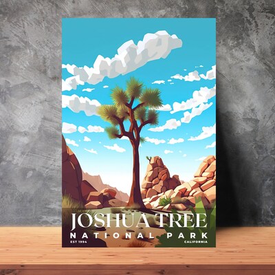 Joshua Tree National Park Poster, Travel Art, Office Poster, Home Decor | S3 - image3